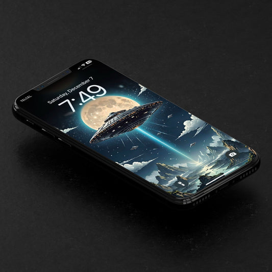 UFO Abduction | Free HD Digital Wallpaper