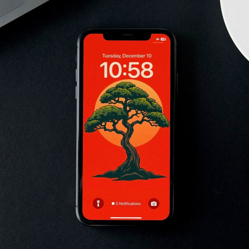 Bonsai Vintage Style | Free HD Digital Wallpaper