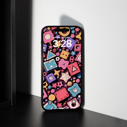 3D Shapes Anime Style | HD Digital Wallpaper