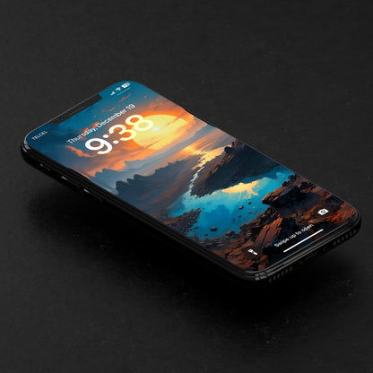 Outer Space Sunset | Free HD Digital Wallpaper