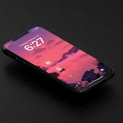 Mist on a Fantasy Lake | HD Digital Wallpaper