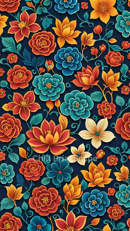 Flowers Illustration | HD Digital Wallpaper