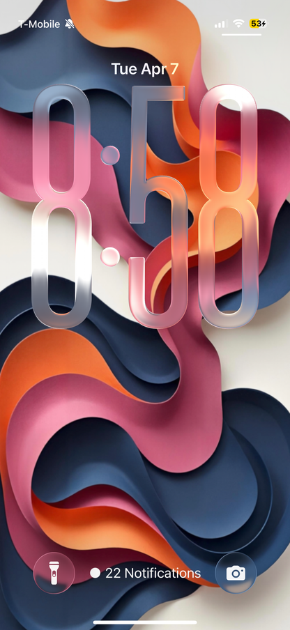 Layered Flow — Abstract Paper Cut HD Wallpaper