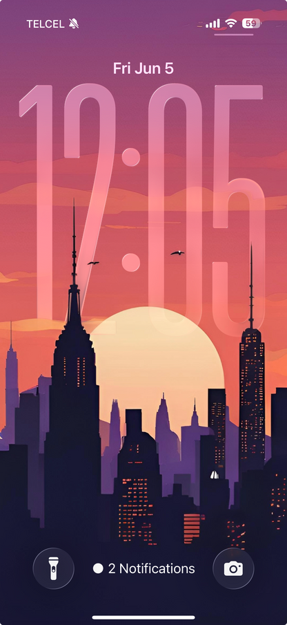 Manhattan Glow | HD Digital Wallpaper
