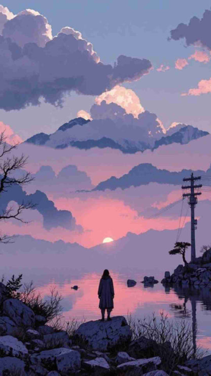 Early Morning Fog | HD Digital Wallpaper