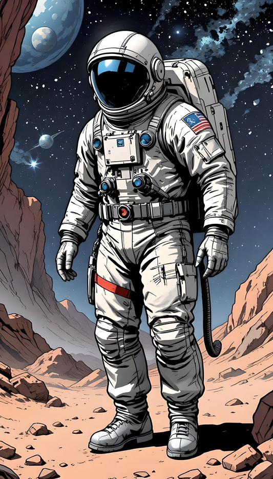 Astronaut on the Edge | Free HD Digital Wallpaper
