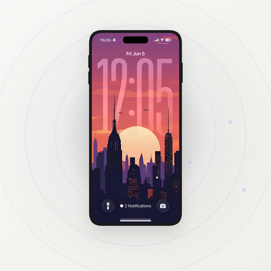 Manhattan Glow | HD Digital Wallpaper
