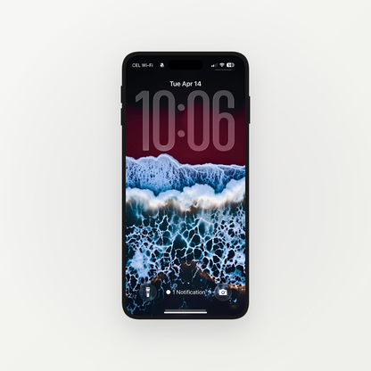 Crimson Shore | HD Digital Wallpaper