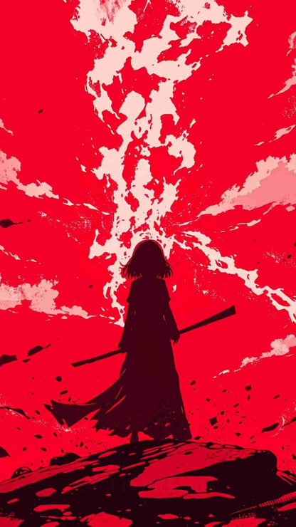 Red Warrior | Free HD Digital Wallpaper